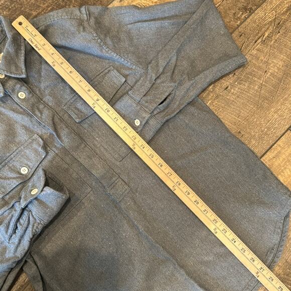 Madewell Men's Nubby Easy Shirt Jacket Gray Size S - Picture 5 of 9